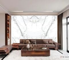 TẤM ỐP TƯỜNG PVC - TRANH ỐP TƯỜNG - VÁCH TRANG TRÍ - TẤM ỐP TRANG TRÍ PHÒNG KHÁCH, VÁCH TIVI - TẤM ỐP VÂN ĐÁ ĐỐI XỨNG | MÃ T3D-4024