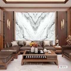 TẤM ỐP TƯỜNG PVC - TRANH ỐP TƯỜNG - VÁCH TRANG TRÍ - TẤM ỐP TRANG TRÍ PHÒNG KHÁCH, VÁCH TIVI - TẤM ỐP VÂN ĐÁ ĐỐI XỨNG | MÃ T3D-4714