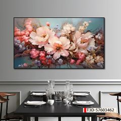 TRANH TREO PHÒNG ĂN, CAFE, NHÀ HÀNG - TRANH TRANG TRÍ - KIỂU TRANH LIỀN KHỔ | MÃ T3D-57603462