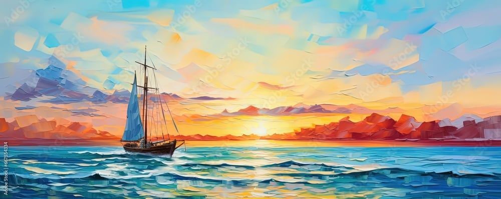 TRANH TREO PHÒNG KHÁCH HIỆN ĐẠI - TRANH TRANG TRÍ - TRANH TREO TƯỜNG PHONG CẢNH CHÂU ÂU - KIỂU TRANH LIỀN KHỔ | MÃ: T3D-667554334
