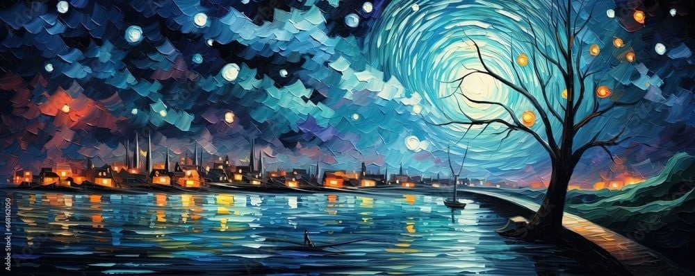 TRANH TREO PHÒNG KHÁCH HIỆN ĐẠI - TRANH TRANG TRÍ - TRANH TREO TƯỜNG PHONG CẢNH CHÂU ÂU - KIỂU TRANH LIỀN KHỔ | MÃ: T3D-668162050