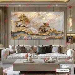TRANH TREO PHÒNG KHÁCH - TRANH TRANG TRÍ - TRANH TREO TƯỜNG PHONG CẢNH THIÊN NHIÊN - KIỂU TRANH NGANG | MÃ T3D-868284103