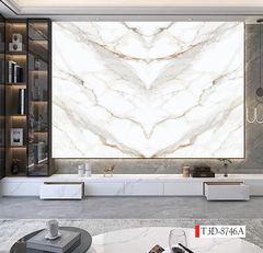 1271 - TẤM ỐP TƯỜNG PVC - VÁCH TRANG TRÍ - TẤM ỐP TRANG TRÍ PHÒNG KHÁCH, VÁCH TIVI - TẤM ỐP VÂN ĐÁ ĐỐI XỨNG | MÃ T3D-8746A