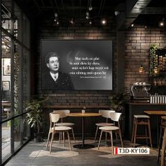 TRANH TREO PHÒNG ĂN, CAFE, NHÀ HÀNG - TRANH TRANG TRÍ - KIỂU TRANH LIỀN KHỔ | MÃ T3D-KY106