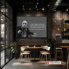 TRANH TREO PHÒNG ĂN, CAFE, NHÀ HÀNG - TRANH TRANG TRÍ - KIỂU TRANH LIỀN KHỔ | MÃ T3D-KY63