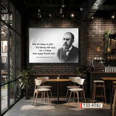 TRANH TREO PHÒNG ĂN, CAFE, NHÀ HÀNG - TRANH TRANG TRÍ - KIỂU TRANH LIỀN KHỔ | MÃ T3D-KY82
