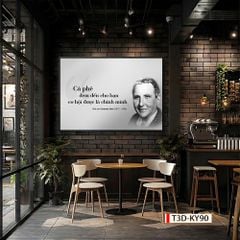 TRANH TREO PHÒNG ĂN, CAFE, NHÀ HÀNG - TRANH TRANG TRÍ - KIỂU TRANH LIỀN KHỔ | MÃ T3D-KY90