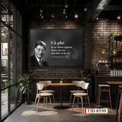 TRANH TREO PHÒNG ĂN, CAFE, NHÀ HÀNG - TRANH TRANG TRÍ - KIỂU TRANH LIỀN KHỔ | MÃ T3D-KY99