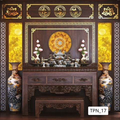 TRANH TREO TƯỜNG - TRANG TRÍ PHÒNG THỜ - CHỦ ĐỀ TRANH TRÚC CHỈ TRÒN