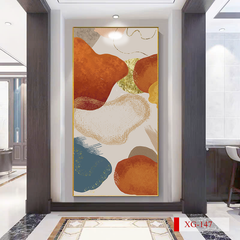 TRANH TREO HÀNH LANG LỐI ĐI - TRANH TRANG TRÍ - TRANH TREO TƯỜNG HIỆN ĐẠI TRỪU TƯỢNG - KIỂU TRANH LIỀN KHỔ | MÃ XG-147