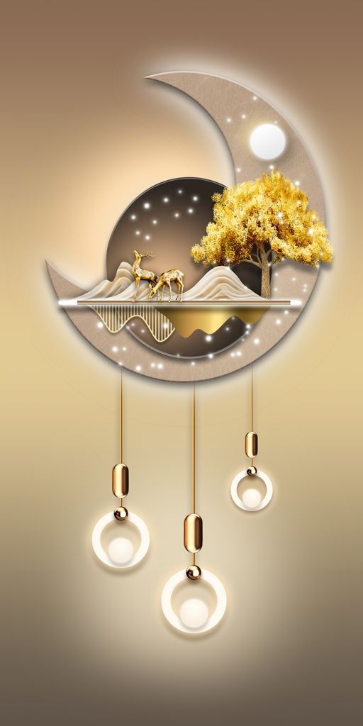 1146 - TRANH TREO HÀNH LANG LỐI ĐI - TRANH TRANG TRÍ - TRANH TREO TƯỜNG HƯƠU TÀI LỘC - KIỂU TRANH DỌC | MÃ XG-7038