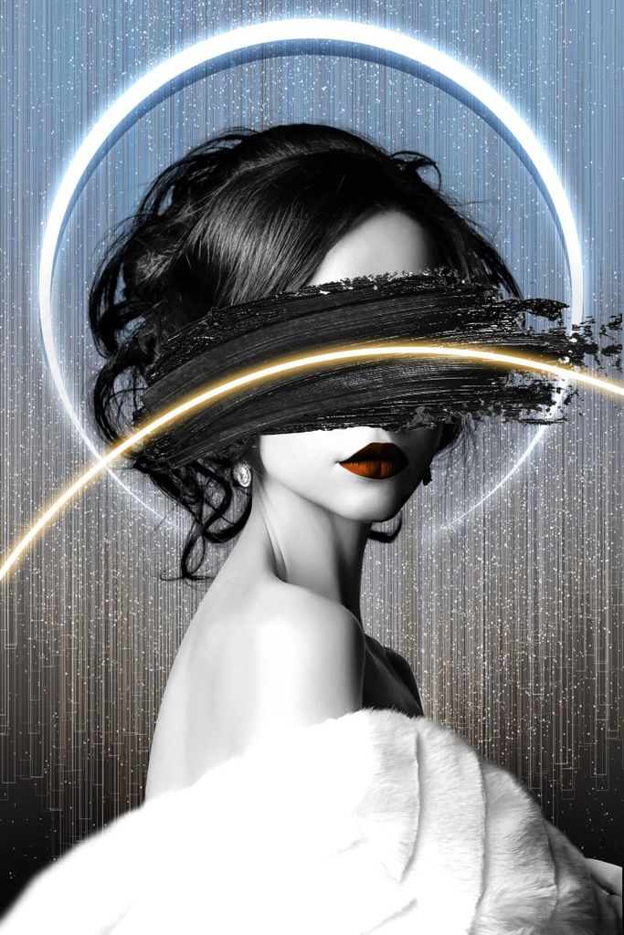 1104 - TRANH TREO HÀNH LANG LỐI ĐI - TRANH TRANG TRÍ - TRANH TREO TƯỜNG CÔ GÁI - KIỂU TRANH DỌC | MÃ XG-7069