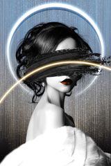 1104 - TRANH TREO HÀNH LANG LỐI ĐI - TRANH TRANG TRÍ - TRANH TREO TƯỜNG CÔ GÁI - KIỂU TRANH DỌC | MÃ XG-7069