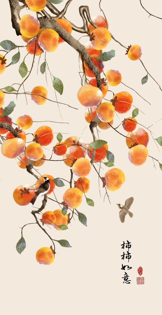 1308 - TRANH TREO HÀNH LANG LỐI ĐI - TRANH TRANG TRÍ - TRANH TREO HOA, BÌNH HOA, QUẢ HỒNG - KIỂU TRANH DỌC | MÃ XG-7136