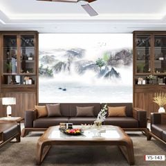 1341 - TẤM ỐP TƯỜNG PVC - VÁCH TRANG TRÍ - TẤM ỐP TRANG TRÍ PHÒNG KHÁCH, VÁCH TIVI - TẤM ỐP VÂN ĐÁ PHONG CẢNH | MÃ YS-143