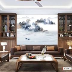 TẤM ỐP TƯỜNG PVC - VÁCH TRANG TRÍ - TẤM ỐP TRANG TRÍ PHÒNG KHÁCH, VÁCH TIVI - TẤM ỐP VÂN ĐÁ PHONG CẢNH | MÃ YS-145A