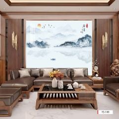 1348 - TẤM ỐP TƯỜNG PVC - VÁCH TRANG TRÍ - TẤM ỐP TRANG TRÍ PHÒNG KHÁCH, VÁCH TIVI - TẤM ỐP VÂN ĐÁ PHONG CẢNH | MÃ YS-149