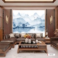 1350 - TẤM ỐP TƯỜNG PVC - VÁCH TRANG TRÍ - TẤM ỐP TRANG TRÍ PHÒNG KHÁCH, VÁCH TIVI - TẤM ỐP VÂN ĐÁ PHONG CẢNH | MÃ YS-152