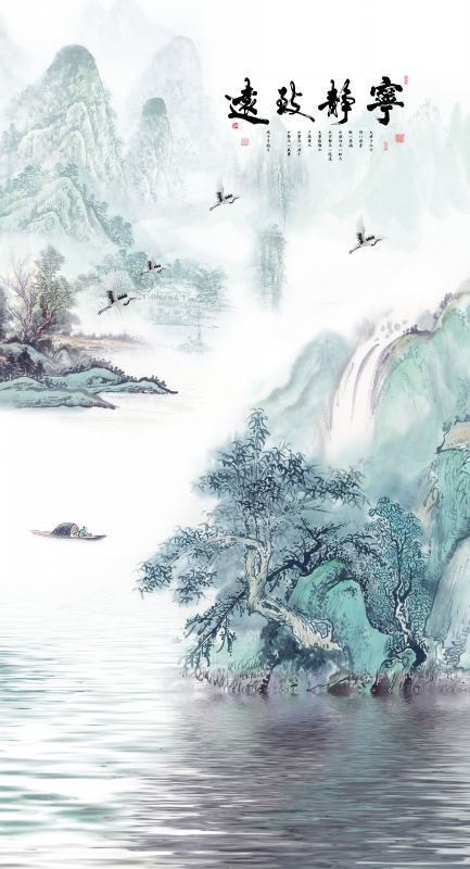 1295 - TẤM ỐP VÂN ĐÁ THÔNG TẦNG - VÂN ĐÁ PHONG CẢNH - TẤM ỐP PVC PHÒNG KHÁCH |  MÃ TRANH ys2-526