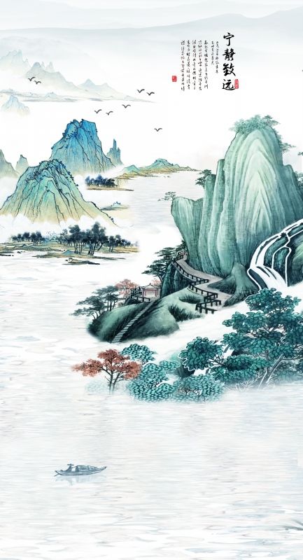 1297 - TẤM ỐP VÂN ĐÁ THÔNG TẦNG - VÂN ĐÁ PHONG CẢNH - TẤM ỐP PVC PHÒNG KHÁCH |  MÃ TRANH ys2-529