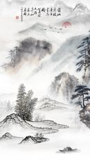 1298 - TẤM ỐP VÂN ĐÁ THÔNG TẦNG - VÂN ĐÁ PHONG CẢNH - TẤM ỐP PVC PHÒNG KHÁCH |  MÃ TRANH ys2-530