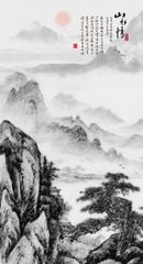 1300 - TẤM ỐP VÂN ĐÁ THÔNG TẦNG - VÂN ĐÁ PHONG CẢNH - TẤM ỐP PVC PHÒNG KHÁCH |  MÃ TRANH ys2-532