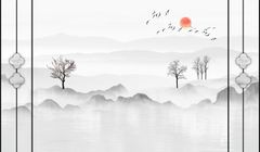 TẤM ỐP TRANG TRÍ PHÒNG KHÁCH, VÁCH TIVI - VÁCH TRANG TRÍ - TẤM ỐP VÂN ĐÁ PHONG CẢNH | MẪU ys3-168