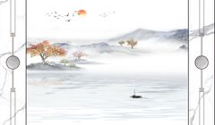 TẤM ỐP TRANG TRÍ PHÒNG KHÁCH, VÁCH TIVI - VÁCH TRANG TRÍ - TẤM ỐP VÂN ĐÁ PHONG CẢNH | MẪU ys3-173