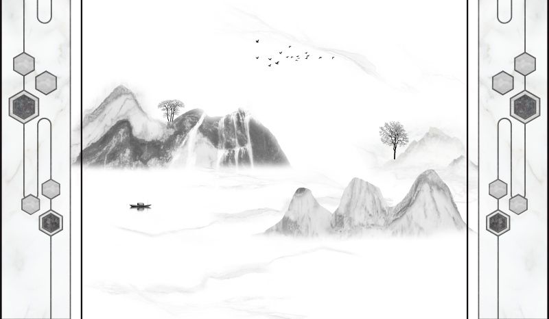 TẤM ỐP TRANG TRÍ PHÒNG KHÁCH, VÁCH TIVI - VÁCH TRANG TRÍ - TẤM ỐP VÂN ĐÁ PHONG CẢNH | MẪU ys3-174