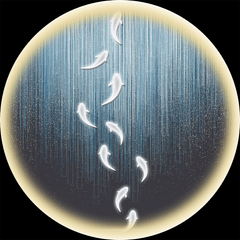 1243 - TRANH TREO TƯỜNG PHÒNG KHÁCH - TRANH TRANG TRÍ - TRANH TREO TƯỜNG CÁ HIỆN ĐẠI - KIỂU TRANH TRÒN| MÃ YX-6628