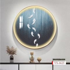 1243 - TRANH TREO TƯỜNG PHÒNG KHÁCH - TRANH TRANG TRÍ - TRANH TREO TƯỜNG CÁ HIỆN ĐẠI - KIỂU TRANH TRÒN| MÃ YX-6628