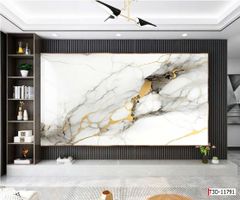 1114 - TẤM ỐP TƯỜNG PVC - VÁCH TRANG TRÍ - TẤM ỐP TRANG TRÍ PHÒNG KHÁCH, VÁCH TIVI - TẤM ỐP VÂN ĐÁ CẨM THẠCH | MÃ T3D-11791