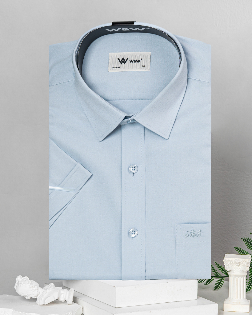 Áo sơ mi ngắn tay nam W&W - WSS264B