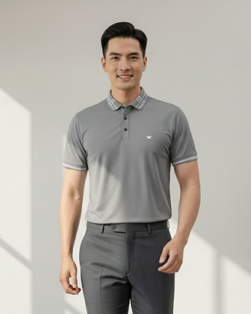 Áo polo nam W&W - WPO218S