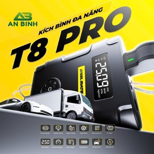  KÍCH BÌNH ĐA NĂNG STEELMATE T8 PRO 