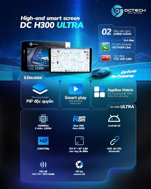  MÀN HÌNH DCTECH DC H300 ULTRA 