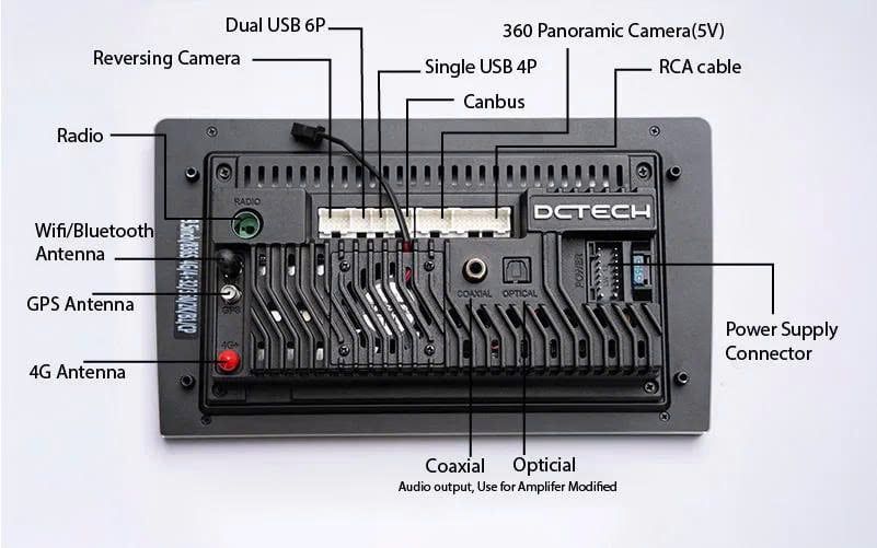  Màn hình Android DCTECH DC H500 Luxury 