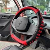  BỌC VÔ LĂNG THỂ THAO SILICON CAO CẤP GÂN NỔI 3D  DÁNG D-CUT CHO VINFAST 