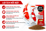 Cám cá Koi King Feed siêu tăng trưởng, tăng màu, tăng cường hệ miễn dịch cỡ S, M, L độ đạm 42%