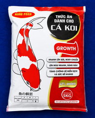 Cám cá Koi King Feed siêu tăng trưởng, tăng màu, tăng cường hệ miễn dịch cỡ S, M, L độ đạm 42%