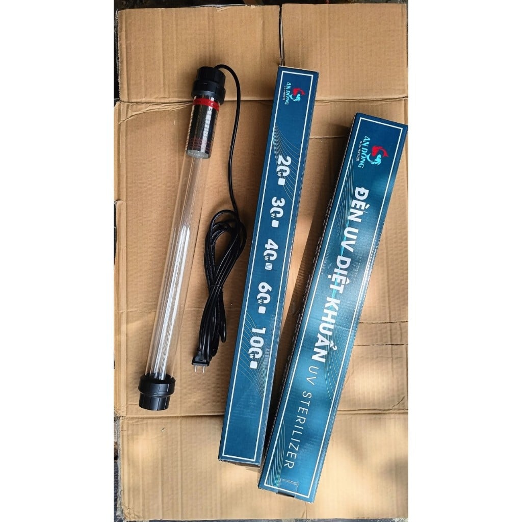 Đèn UV An Đông - Diệt Khuẩn, Diệt Tảo Hồ Cá Koi 20W-30W-40W-60W-100W