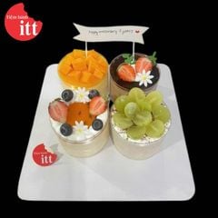 Bánh mousse 4 vị