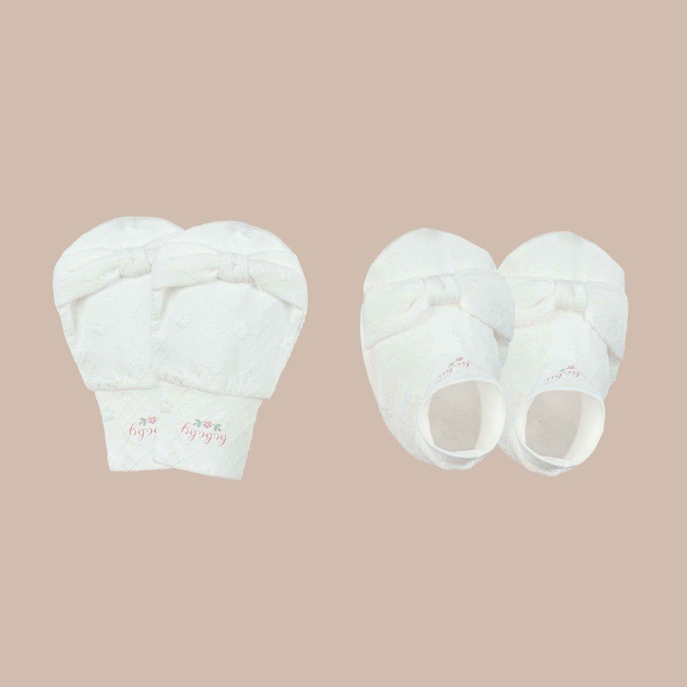 Bộ bao chân, bao tay nơ xinh - AVC400030