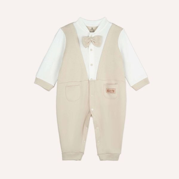  Body dài tay cài chéo  tai gấu - BCT210802 