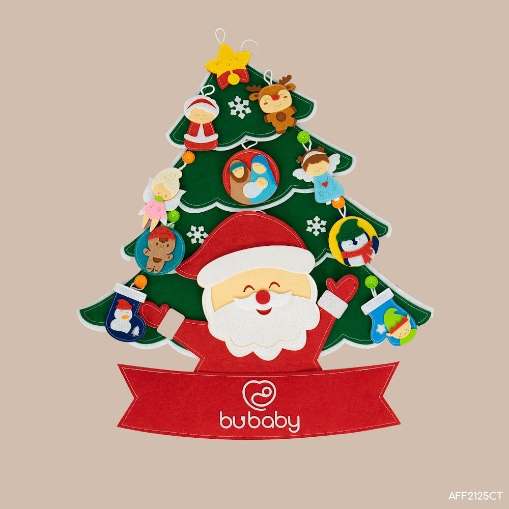 Cây thông 4 tầng Kèm set 10 chi tiết trang tri Miracle Xmas - AFF2125CT