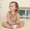 Bộ dài tay cài chéo Bé gái Pyjamas   - BSR1108BG