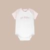 Body chip ngắn tay cài vai logo Bu Baby - SBB230128