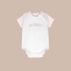 Body chip ngắn tay cài vai logo Bu Baby - SBB230128