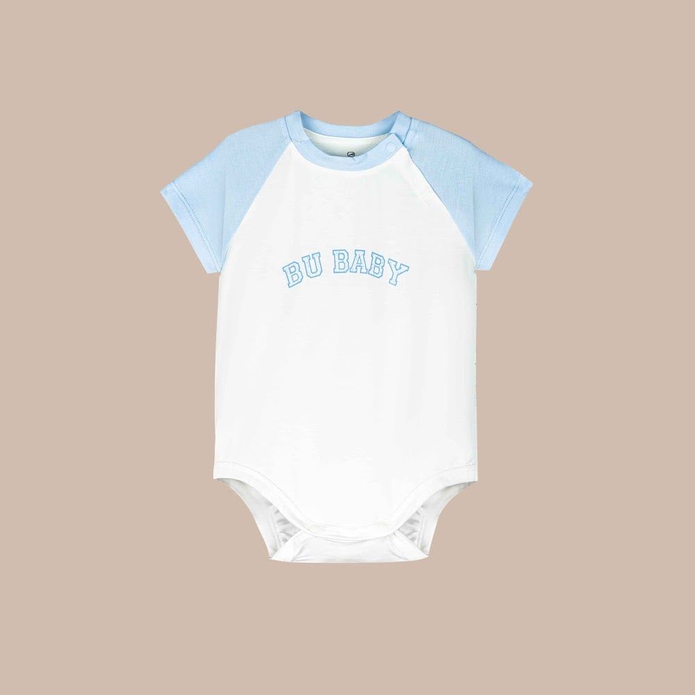 Body chip ngắn tay cài vai logo Bu Baby - SBB230128