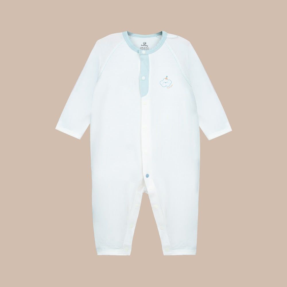 Body dài tay cài giữa bé trai  Little Rainbow - SBB2102BT